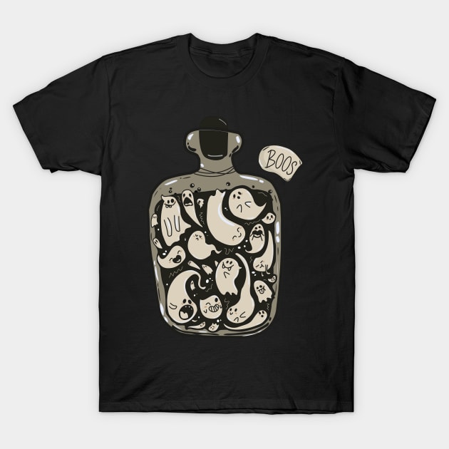 Halloween Jar Of Boos T-Shirt by WeStarDust